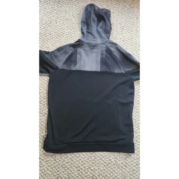 Nike Dri Fit Black Standard Fit Pullover Hoodie Men's Size Large - Picture 5 of 8